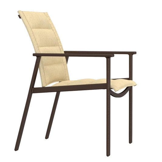 O.W. Lee Marin Padded Sling Dining Arm Chair