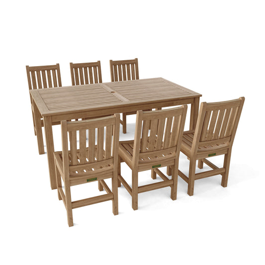 7-Pieces Sonoma Rectangular Dining Set — View 2