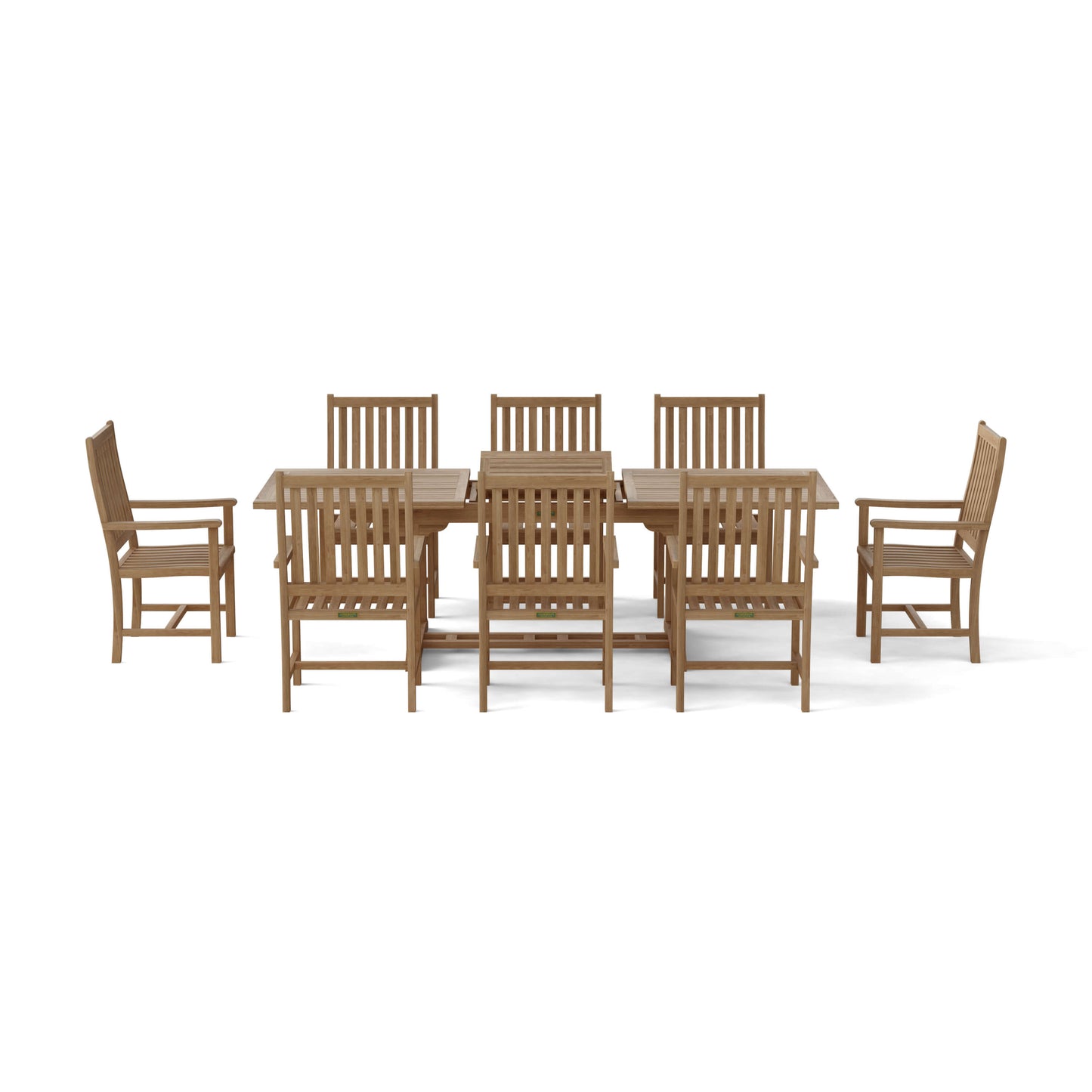 Bahama Wilshire Armchair 9-Pieces Extension Dining Set — View 2