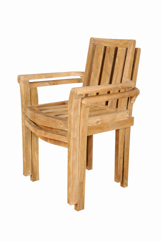 Classic Stackable Armchair (Fully Built & 4 pcs in a box) — View 2