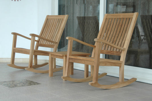 Del-Amo Bahama 3-Pieces Set with Square Side Table — View 2