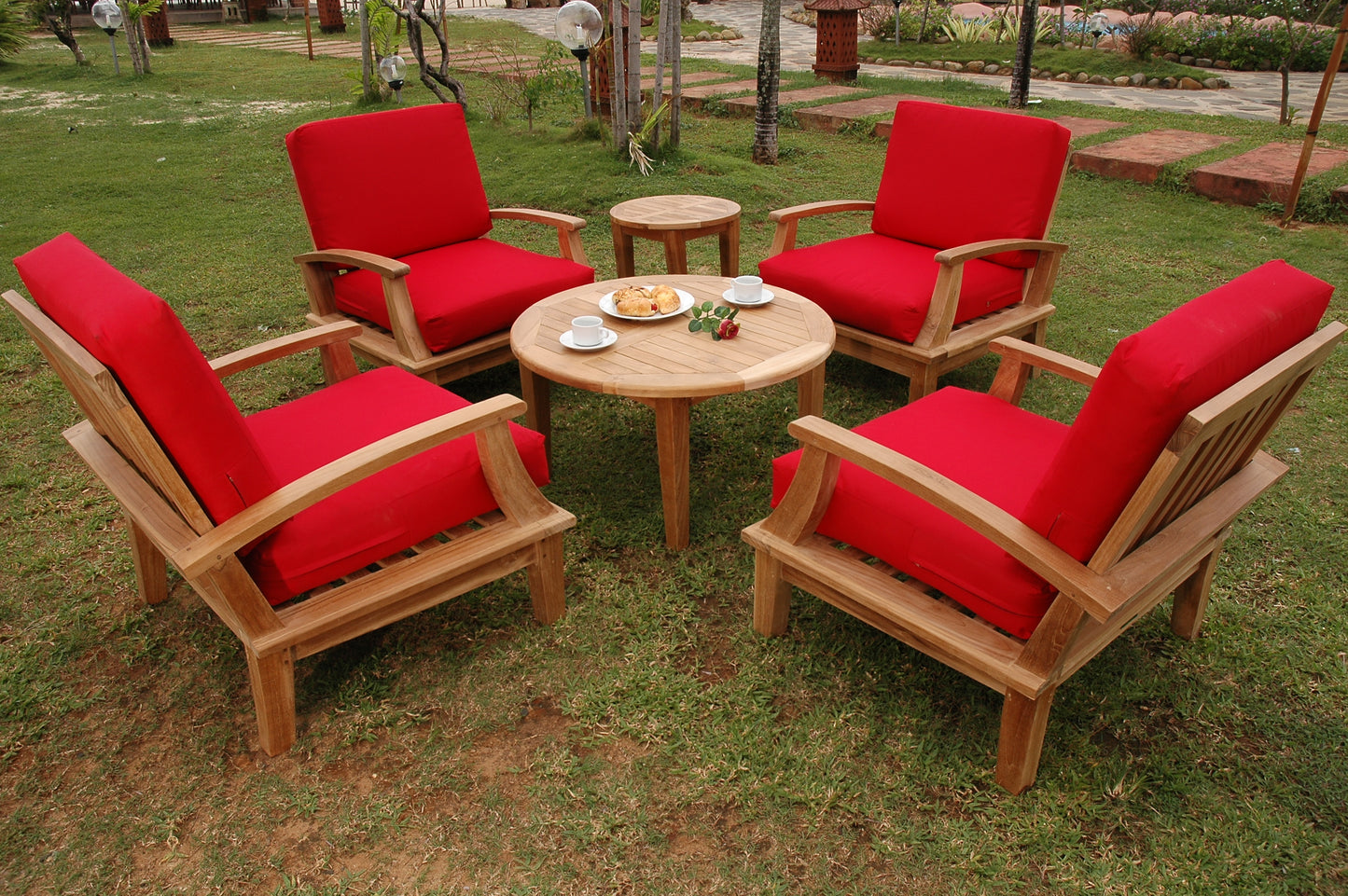 Brianna 6-Pieces Deep Seating Armchair Set — View 4