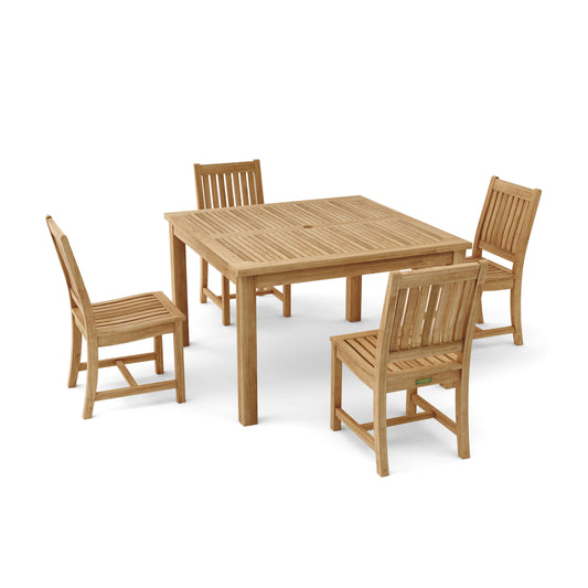 Windsor Rialto Side Chair 5-Pieces Dining Table Set — View 2