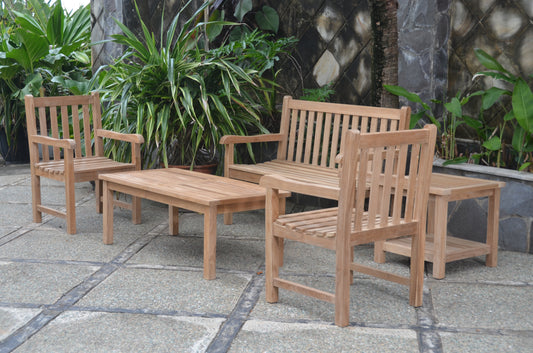 Classic 2-Seater 5-Pieces Conversation Set — View 2