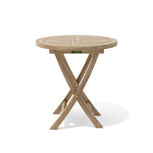 Anderson Teak Bahama 27" Round Bistro Folding Table | Anderson Teak Bahama Collection