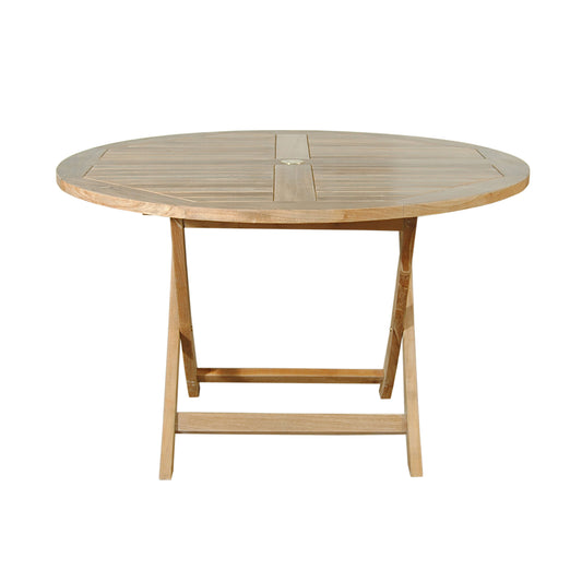 Anderson Teak Bahama 47" Round Folding Table | Anderson Teak Bahama Collection