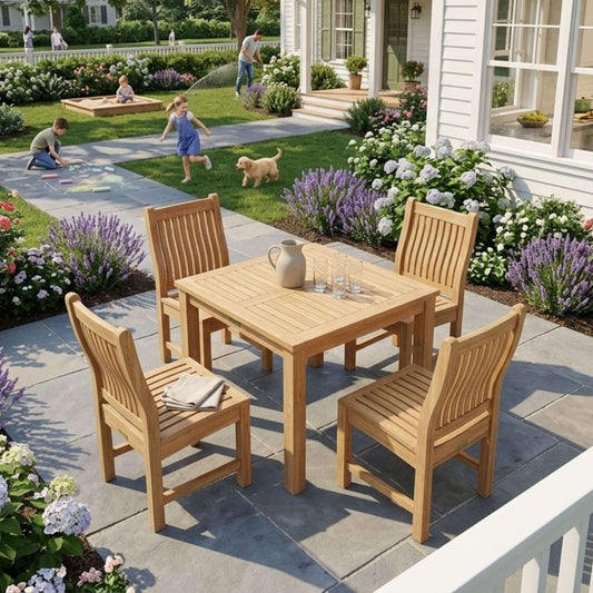 Anderson Teak 5-Piece Bistro Table Set | Anderson Teak Bahama Collection