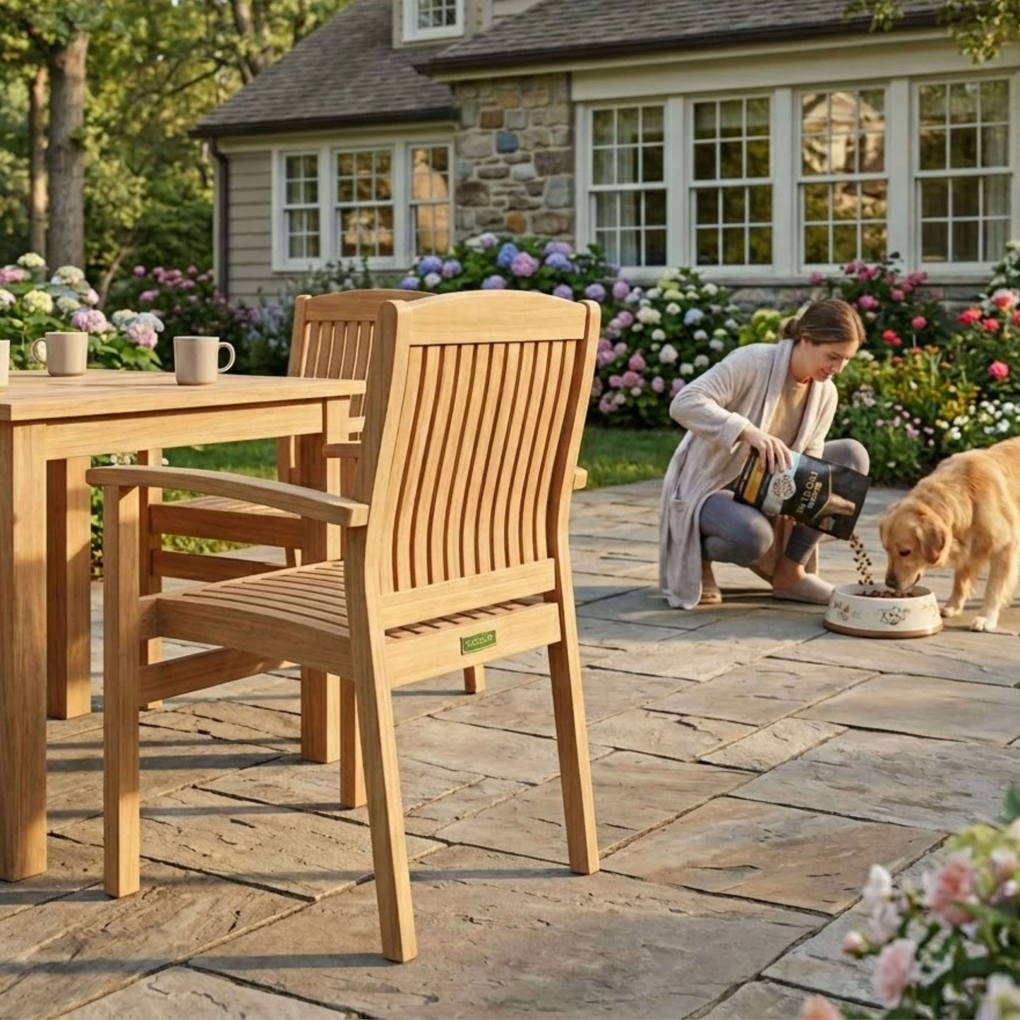 Anderson Teak 5-Piece Bistro Table Set | Anderson Teak Bahama Collection