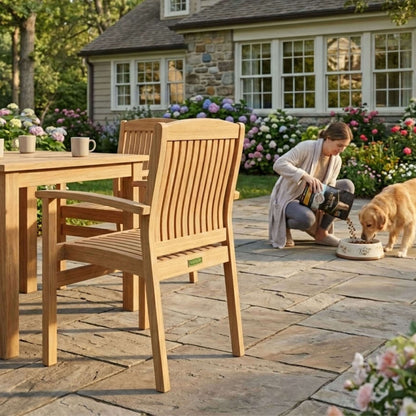 Anderson Teak 5-Piece Bistro Table Set | Anderson Teak Bahama Collection