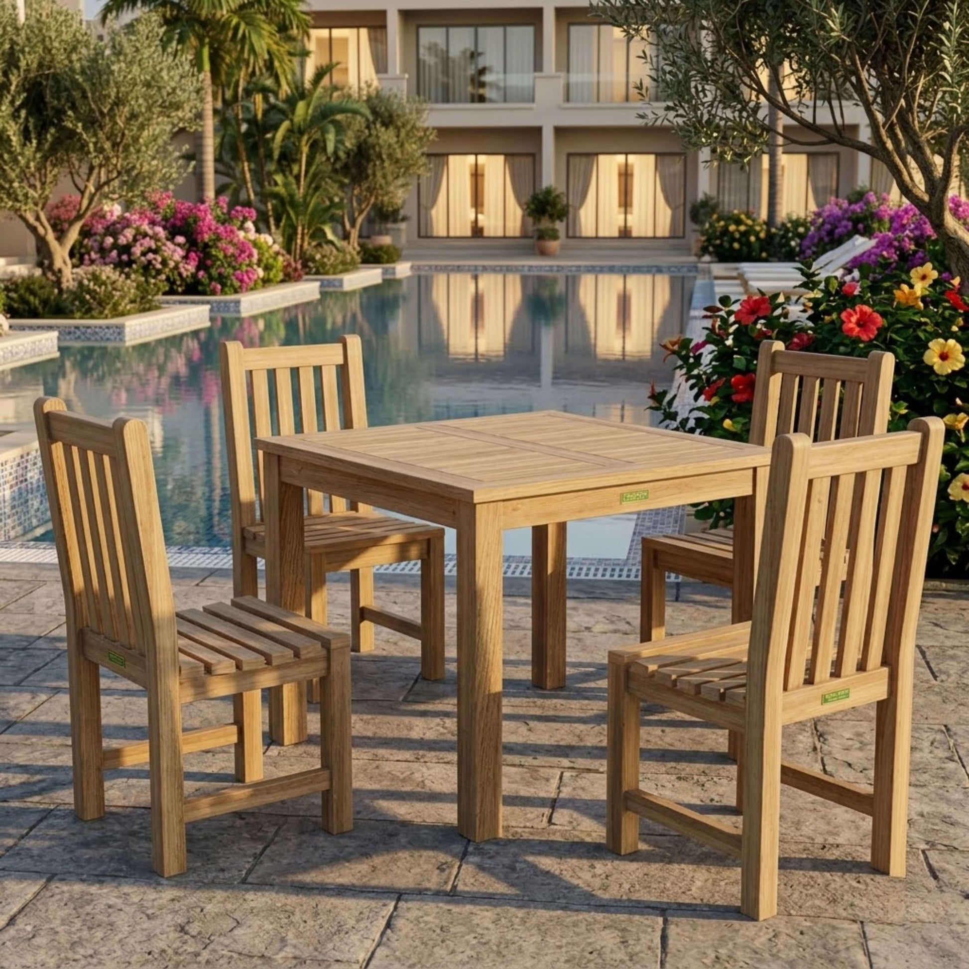 Anderson Teak Bahama Classic 5-Piece Dining Set | Anderson Teak Bahama Collection