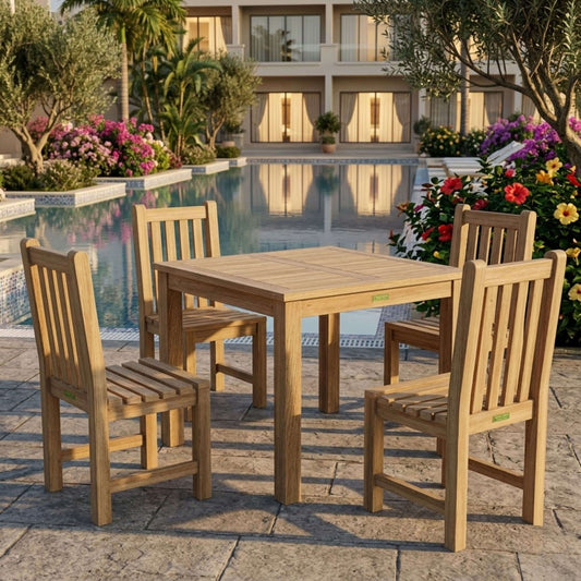Anderson Teak Bahama Classic 5-Piece Dining Set | Anderson Teak Bahama Collection
