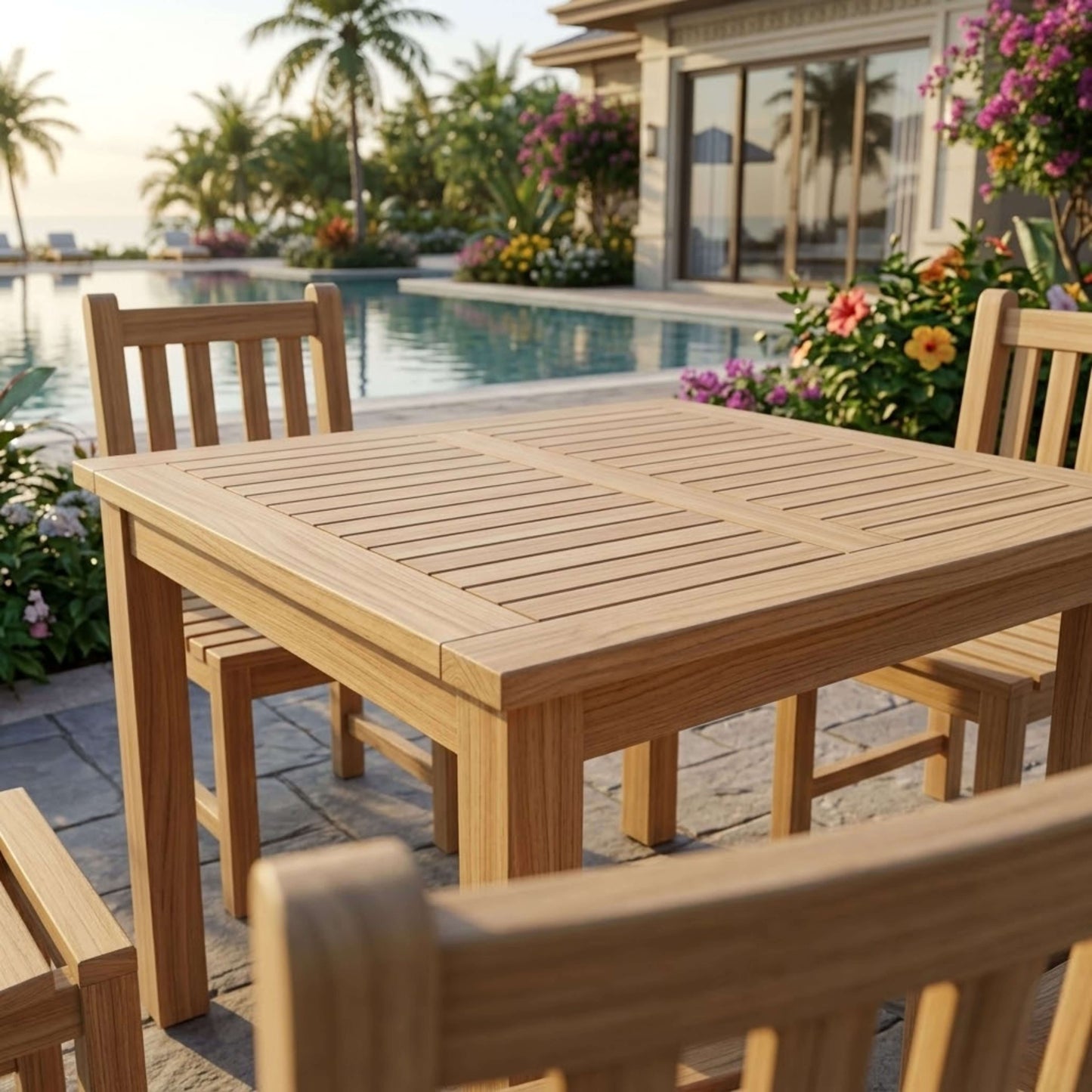 Anderson Teak Bahama Classic 5-Piece Dining Set | Anderson Teak Bahama Collection