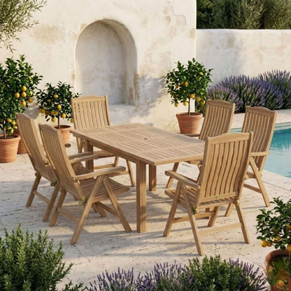 Anderson Teak Bahama Katana 7-Piece Dining Set | Anderson Teak Bahama Collection