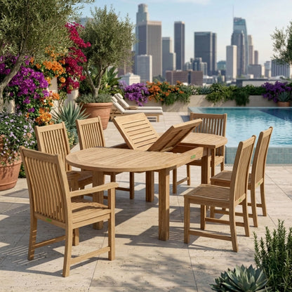 Anderson Teak Bahama Chicago 7-Piece Dining Set A | Anderson Teak Bahama Collection
