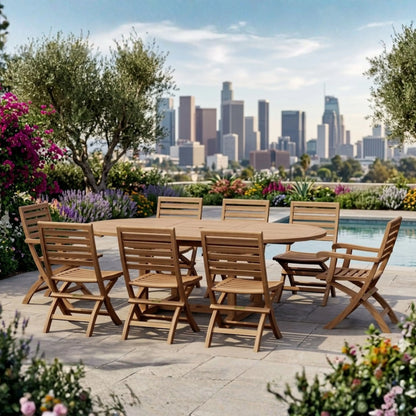 Anderson Teak Bahama Andrew 9-Piece Dining Set | Anderson Teak Bahama Collection