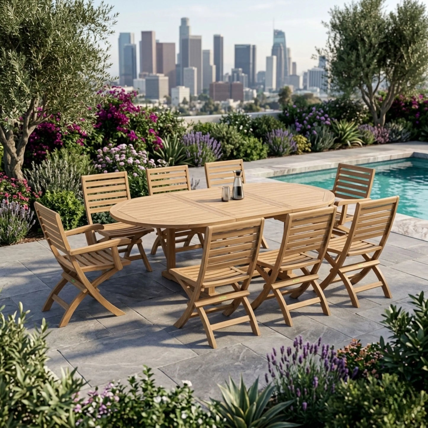 Anderson Teak Bahama Andrew 9-Piece Dining Set | Anderson Teak Bahama Collection