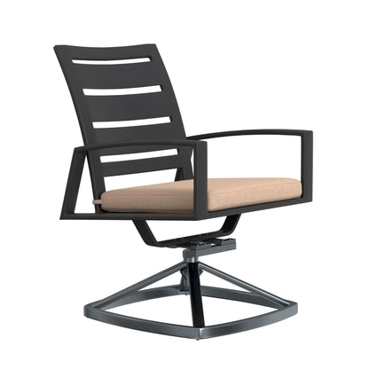 O.W. Lee Arc Swivel Rocker Dining Arm Chair | O.W. Lee Arc Collection