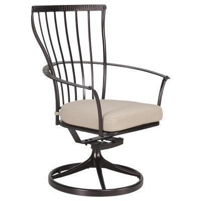 O.W. Lee Monterra Dining Swivel Rocker Arm Chair