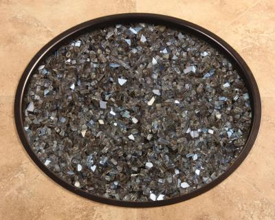 O.W. Lee Accessories Fire Pit | Smoke 6 Lb. Mirrored Glass Kit