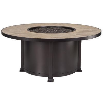 O.W. Lee Santorini Fire Pit | 54" Rd. Chat Height Santorini Fire Pit
