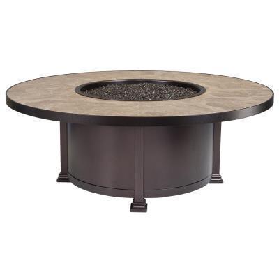 O.W. Lee Santorini Fire Pit | 54" Rd. Occasional Height Santorini Fire Pit