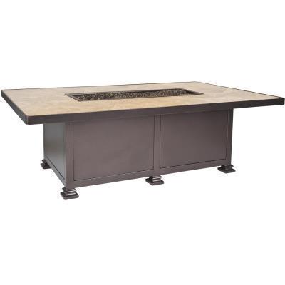 O.W. Lee Santorini Fire Pit | 36"x58" Occasional Height Santorini Fire Pit