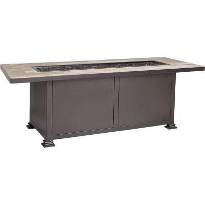 O.W. Lee Santorini Fire Pit | 28"x72"  Chat Height Santorini Fire Pit