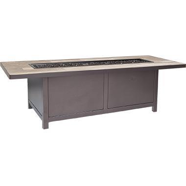 O.W. Lee Capri Fire Pit | 28"x72"  Occasional Height Capri Fire Pit