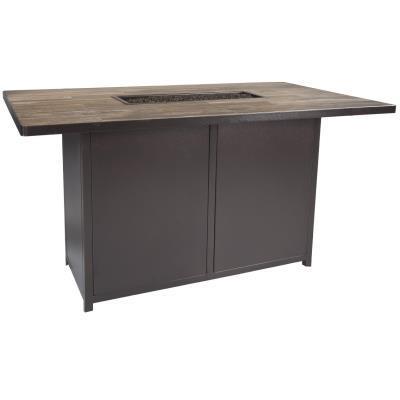 O.W. Lee Elba Fire Pit | 42"x72" Counter Height Elba Iron Fire Pit