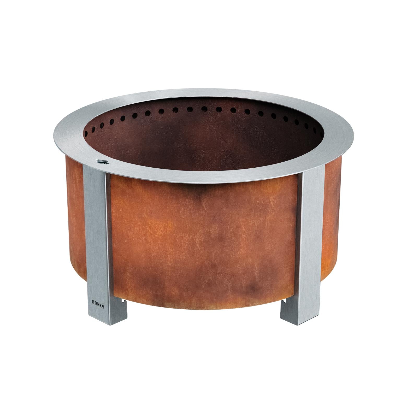O.W. Lee Compass Fire Pit | Breeo® X Series Smokeless Corten Fire Pit