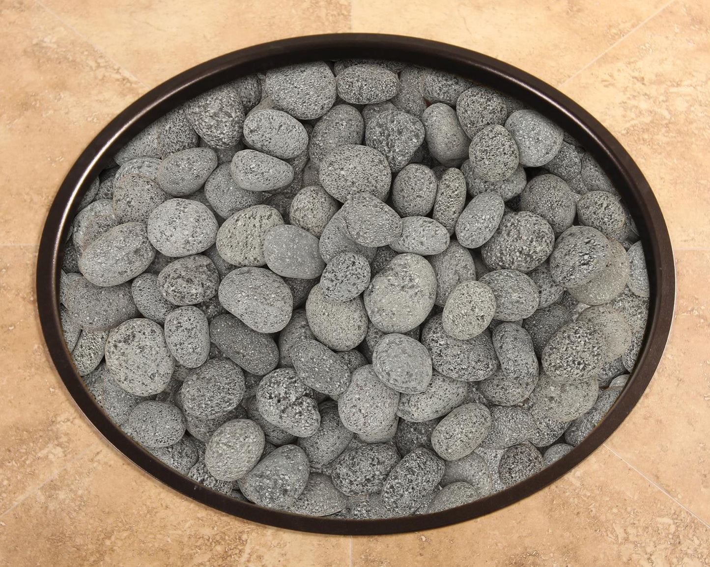 O.W. Lee Accessories Fire Pit | Tumbled Lava Stone Kit