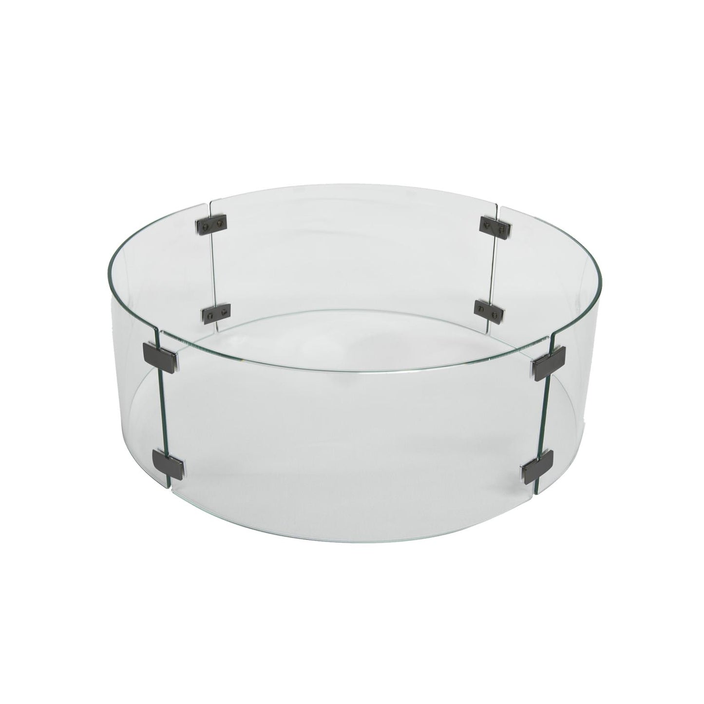 O.W. Lee Accessories Fire Pit | Extra Small Round Glass Fire Pit Guard