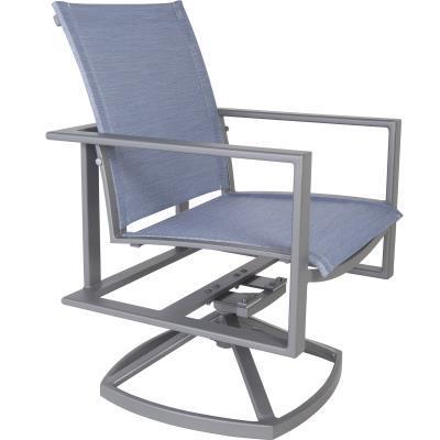O.W. Lee Studio Sling Swivel Rocker Dining Chair | O.W. Lee Studio Collection