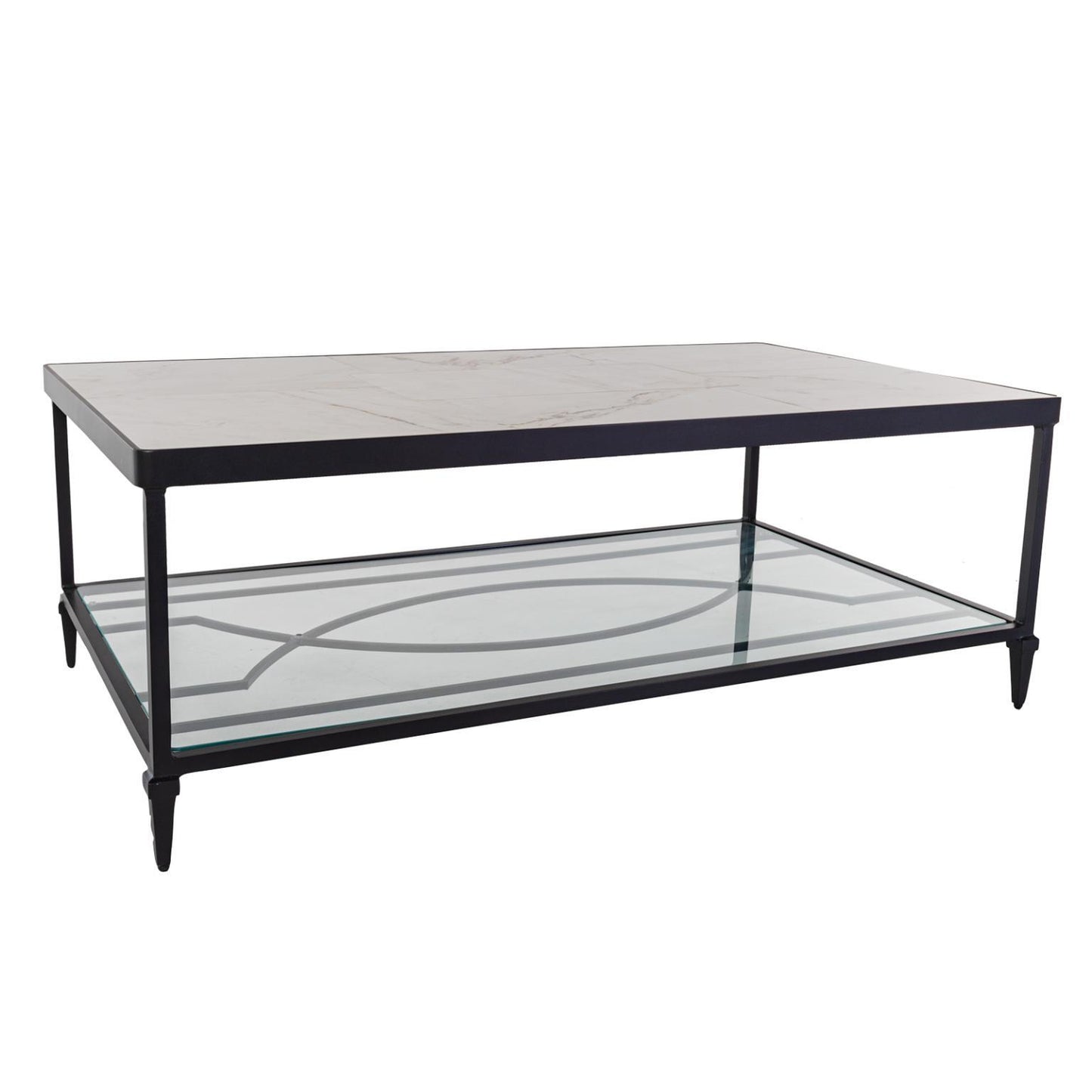 O.W. Lee Kensington 28"x50" Kensington Occasional Table w/ Shelf