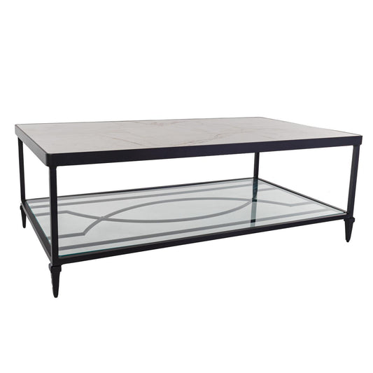 O.W. Lee Kensington 28"x50" Kensington Occasional Table w/ Shelf