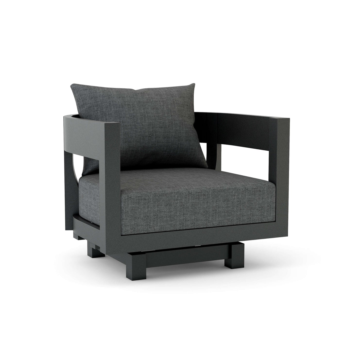Anderson Teak Coronado Aluminum Swivel Armchair | Anderson Teak