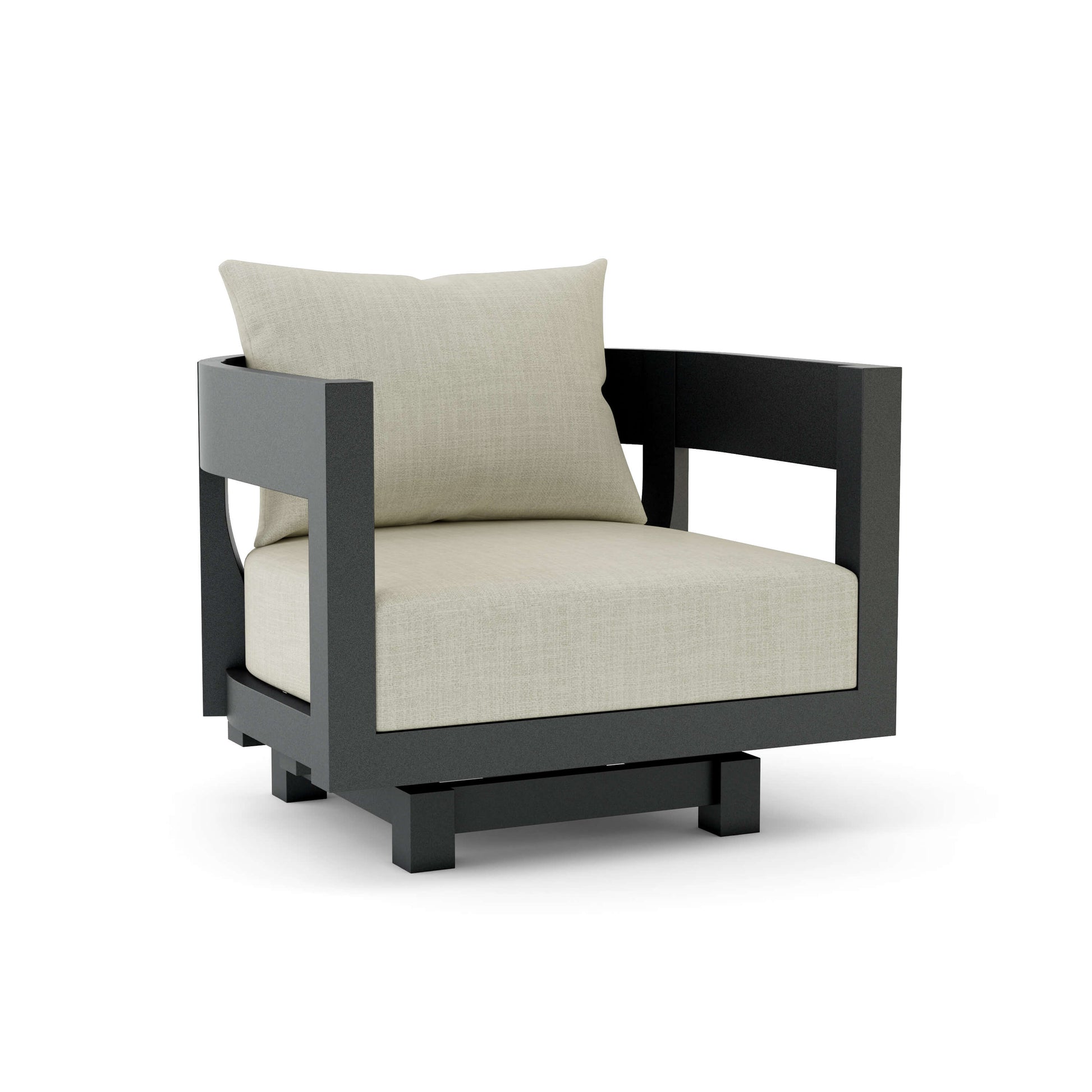Anderson Teak Coronado Aluminum Swivel Armchair | Anderson Teak