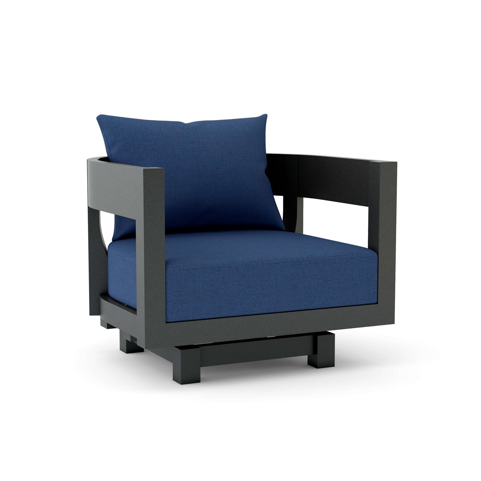Anderson Teak Coronado Aluminum Swivel Armchair | Anderson Teak