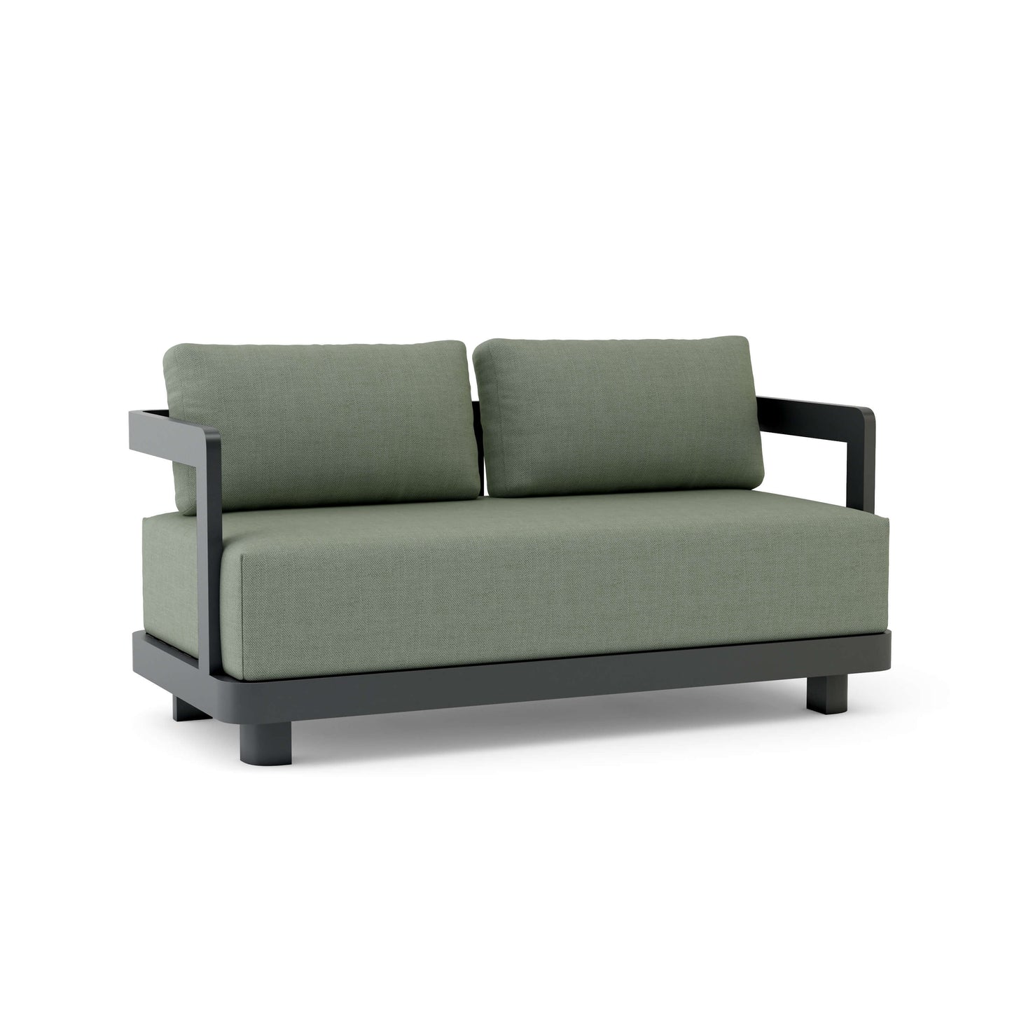 Anderson Teak Granada Deep Seating Aluminum Loveseat | Anderson Teak