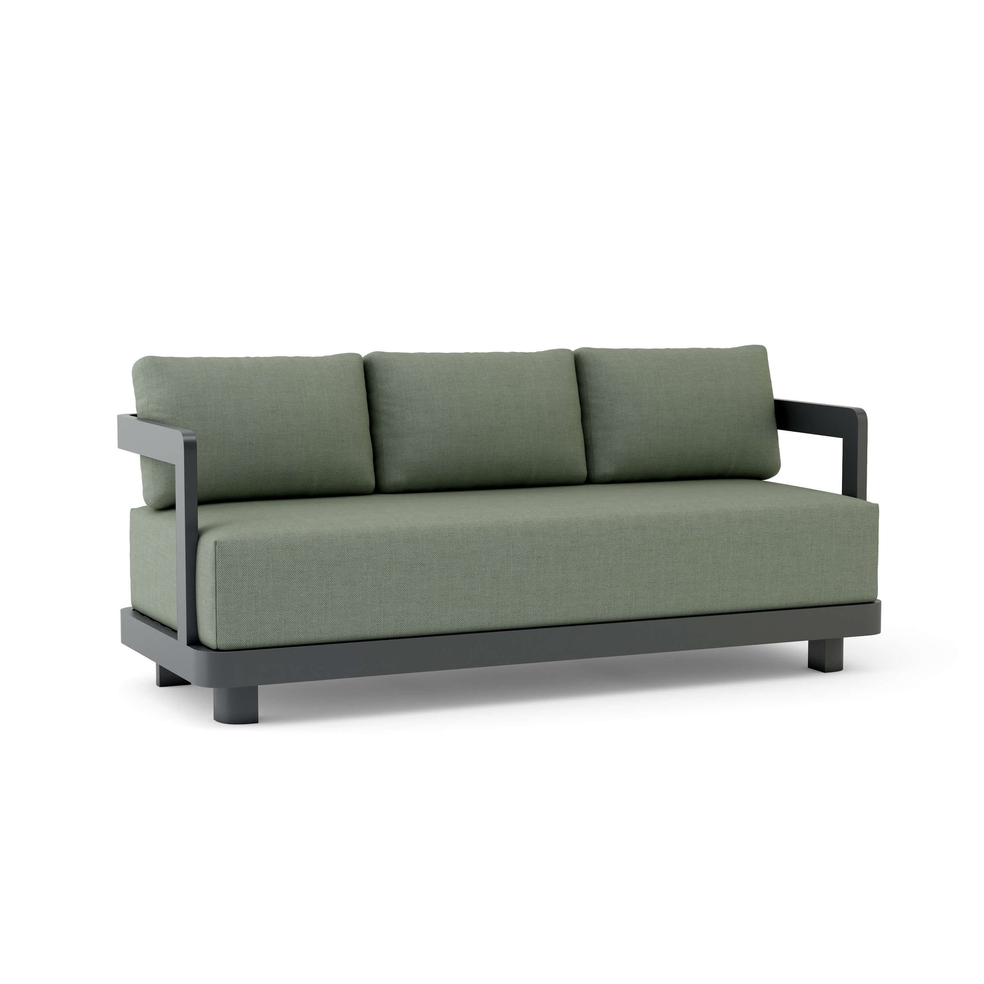 Anderson Teak Granada Deep Seating Aluminum Sofa | Anderson Teak