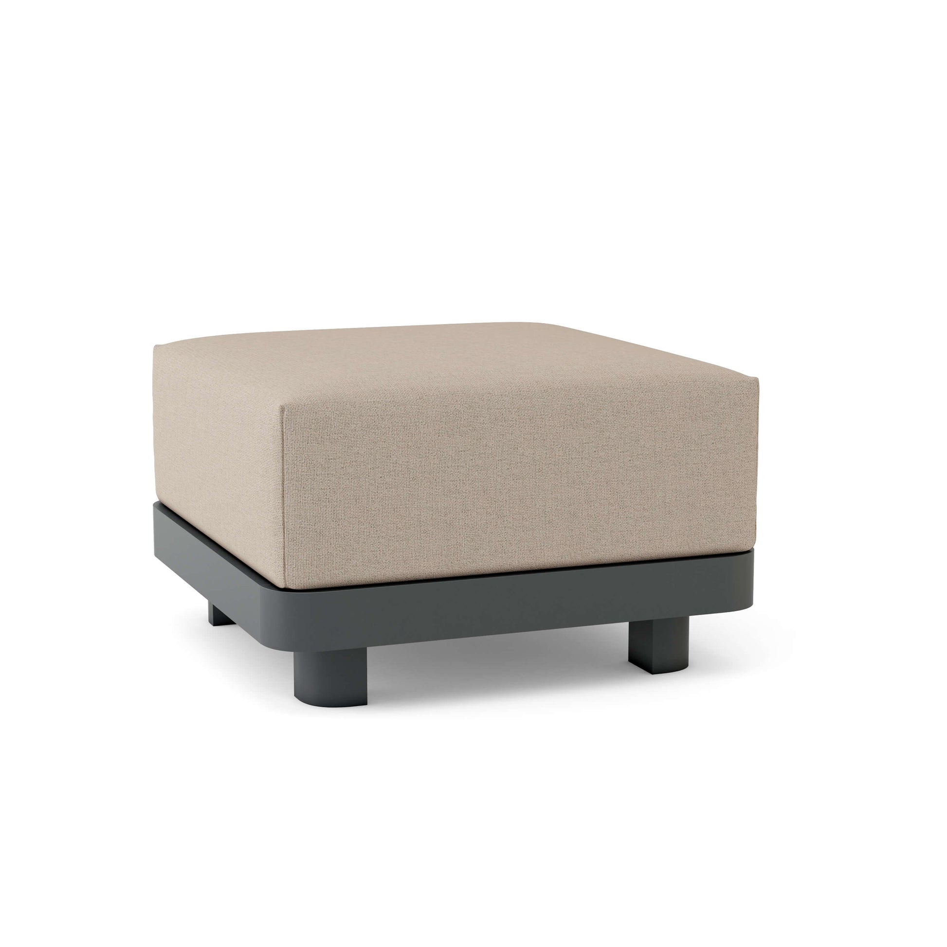 Anderson Teak Granada Deep Seating Aluminum Ottoman | Anderson Teak
