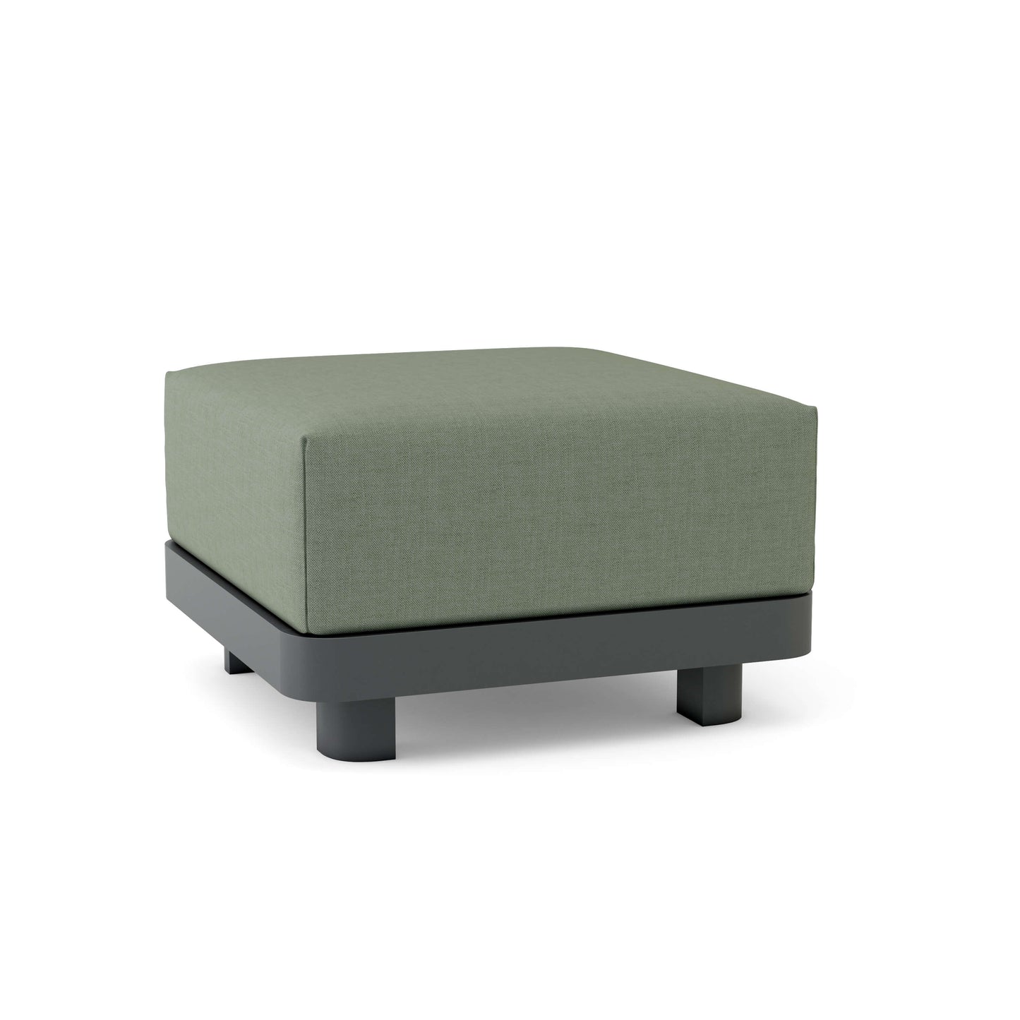 Anderson Teak Granada Deep Seating Aluminum Ottoman | Anderson Teak