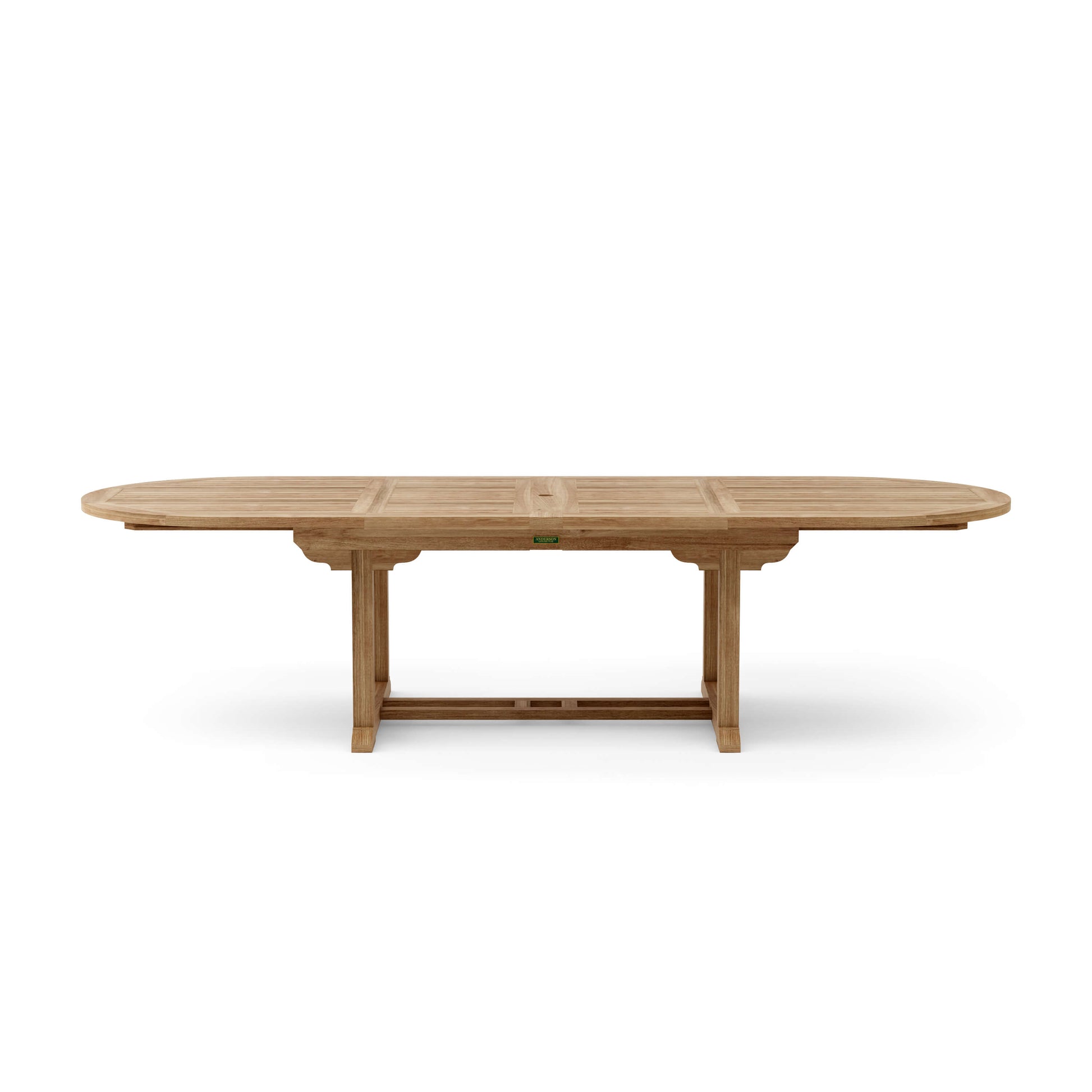 Anderson Teak Bahama 117" Oval Extension Table w/ Double Extensions | Anderson Teak Bahama Collection