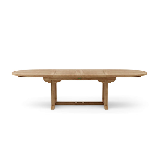 Anderson Teak Bahama 117" Oval Extension Table w/ Double Extensions | Anderson Teak Bahama Collection