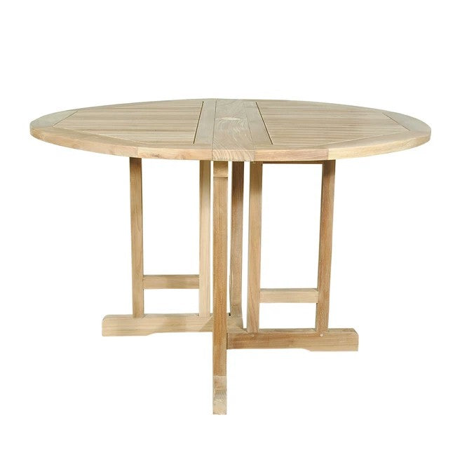 Anderson Teak Butterfly 47" Round Folding Table | Anderson Teak Bahama Collection