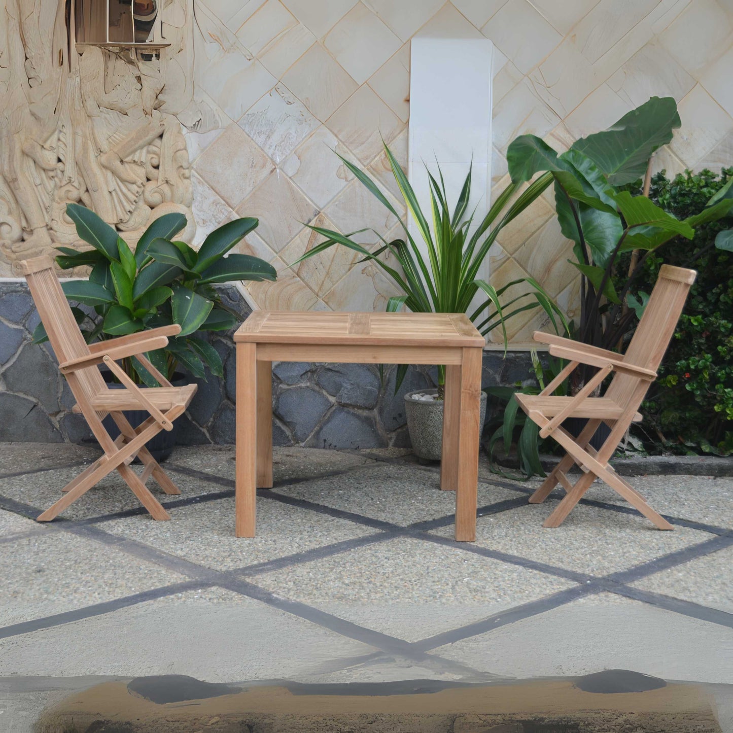 Anderson Teak Bahama Classic 3-Piece Bistro Table | Anderson Teak Bahama Collection