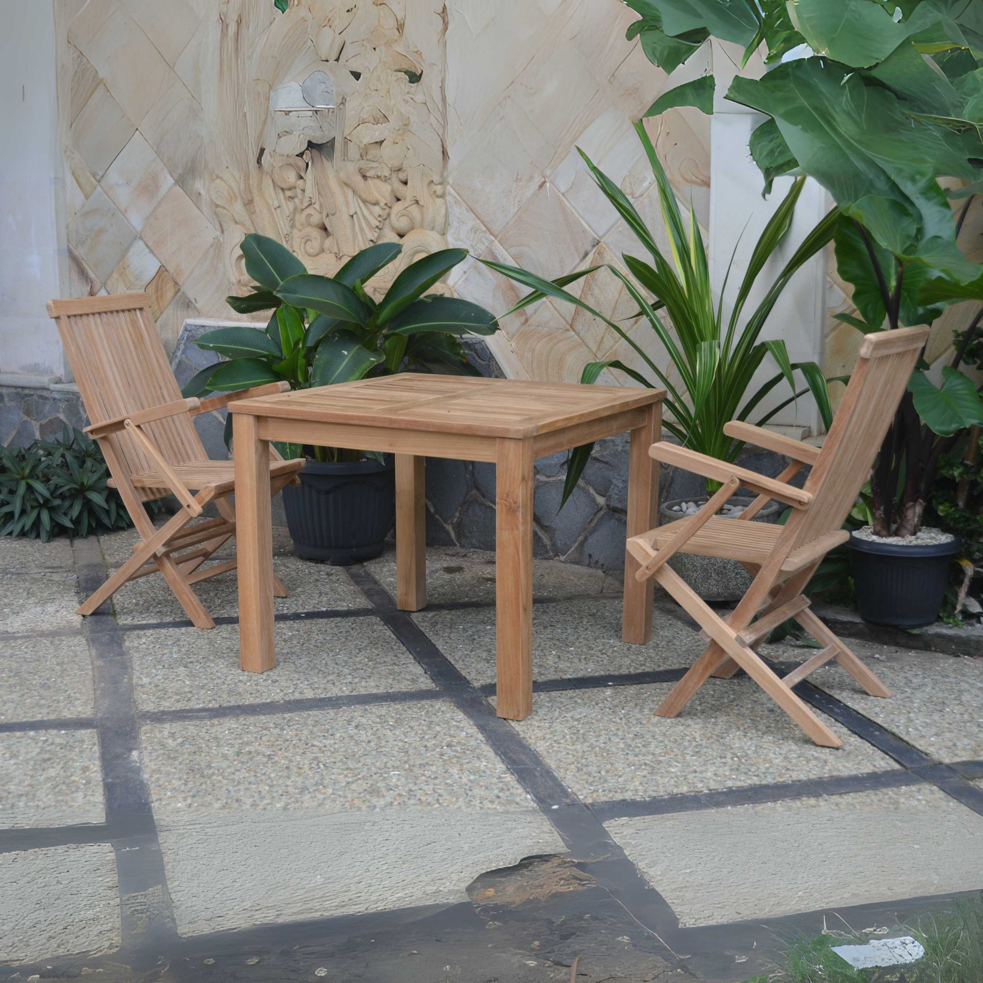 Anderson Teak Bahama Classic 3-Piece Bistro Table | Anderson Teak Bahama Collection