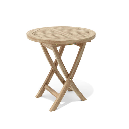 Anderson Teak Bahama 27" Round Bistro Folding Table | Anderson Teak Bahama Collection