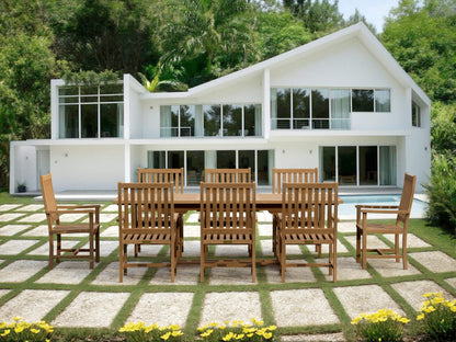 Anderson Teak Bahama Wilshire Armchair 9-Piece Extension Dining Set | Anderson Teak Bahama Collection
