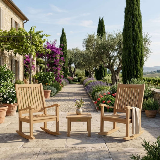 Anderson Teak Classic Rocking Chair Set – 2 Piece